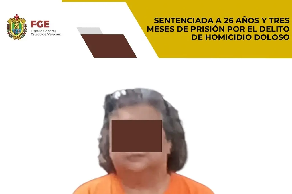 Imagen La sentención a 26 años de cárcel por homicidio doloso al sur de Veracruz 