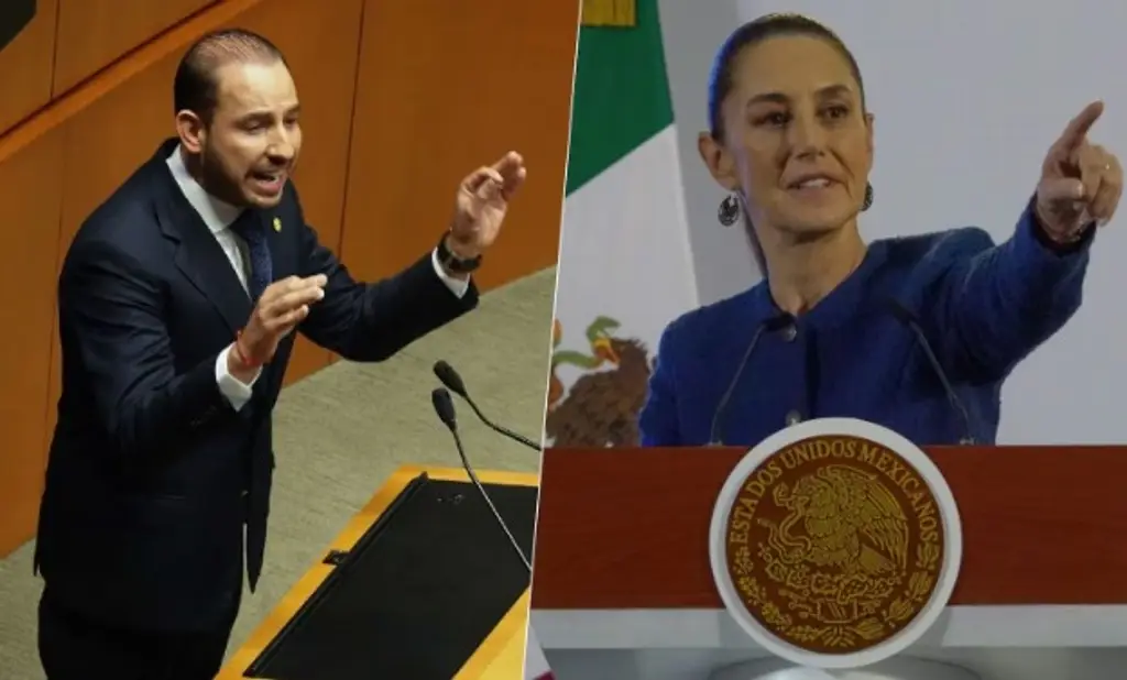 Imagen Ridículo y traidor a la Patria: Sheinbaum a Marko Cortés; él responde así 