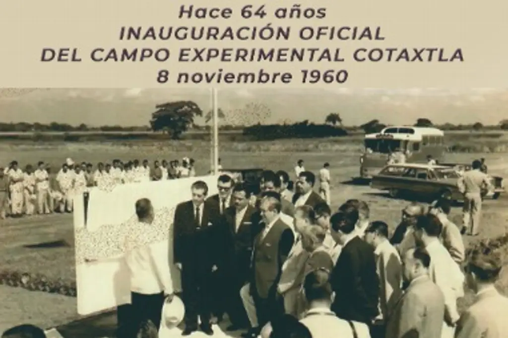 Imagen Campo Experimental Cotaxtla cumple 64 años de haber sido inaugurado 