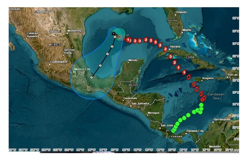 Imagen Rafael se enfila hacia costas de Veracruz; ¿Cuáles serían las afectaciones?