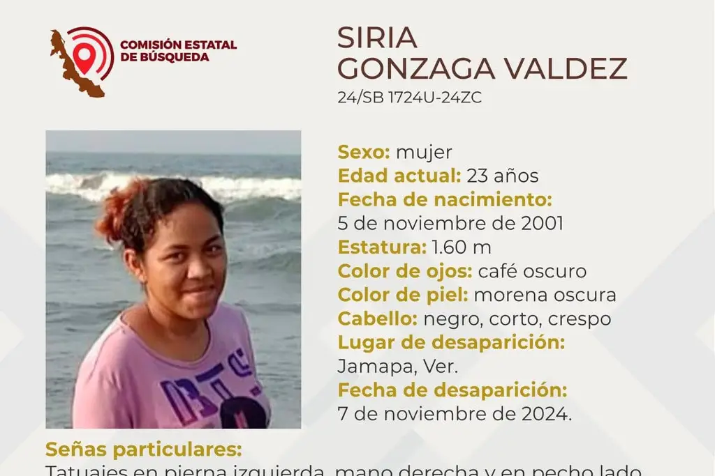 Imagen Ella es Siria, tiene 23 años y desapareció en Jamapa, Veracruz 