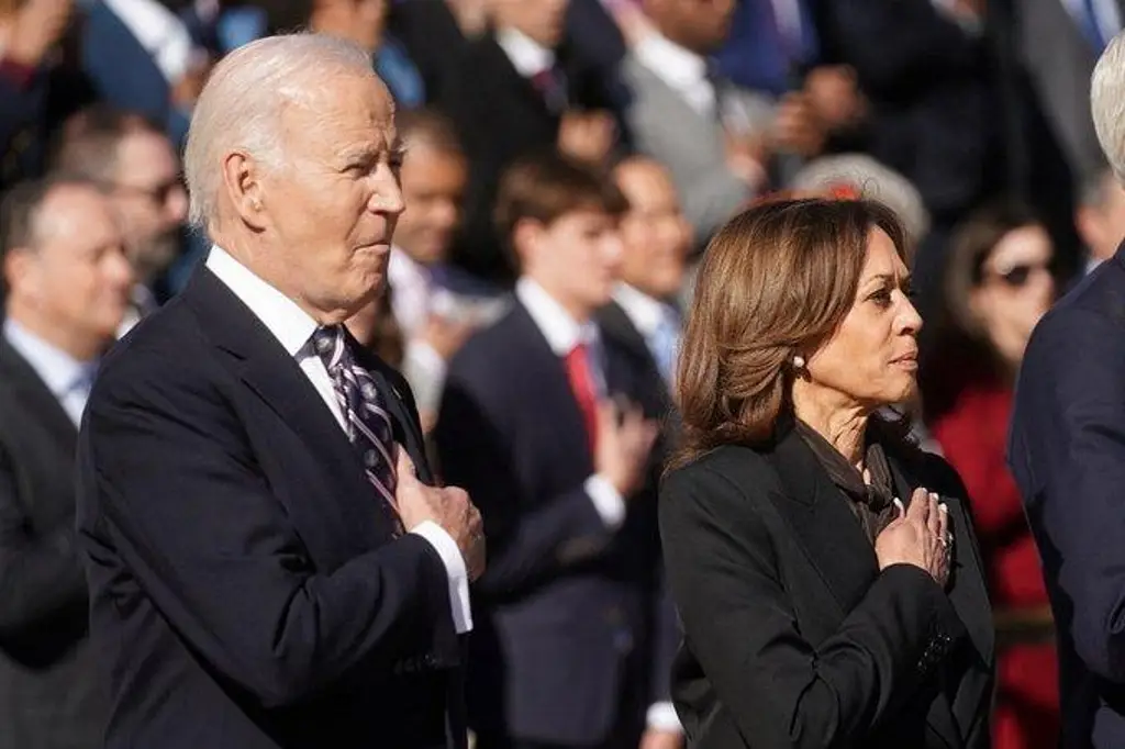 Imagen Biden y Harris reaparecen en público por primera vez tras elecciones presidenciales