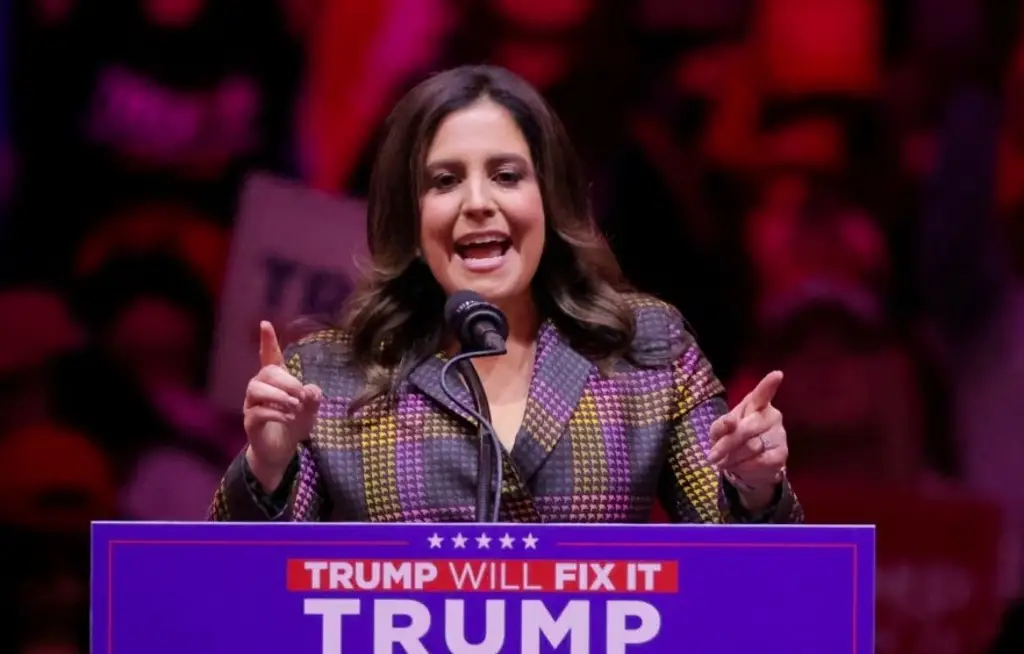 Imagen Trump elige a la congresista Elise Stefanik como embajadora ante la ONU