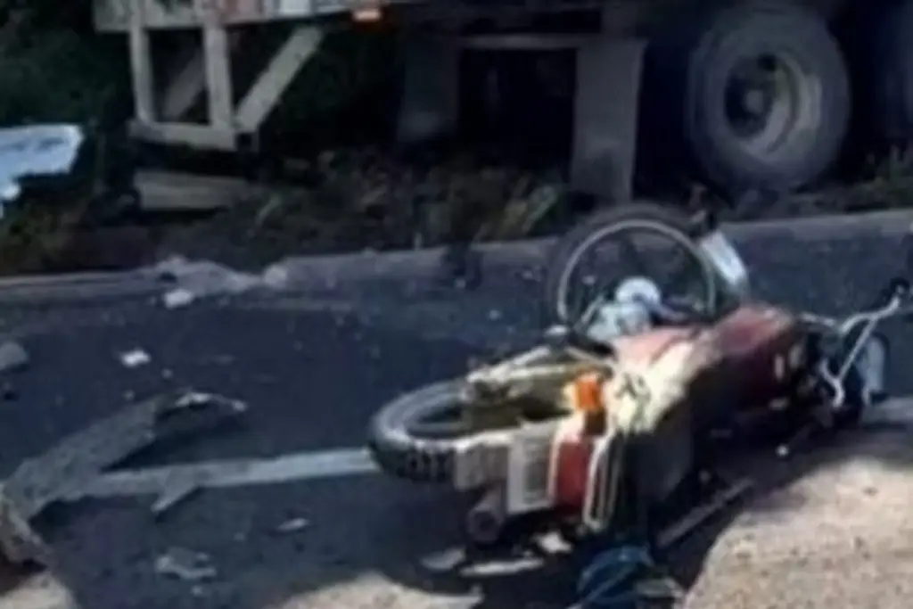 Imagen Muere motociclista en trágico accidente en libramiento de Cardel, Veracruz 