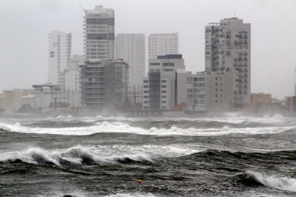 Imagen A este hora del jueves se prevén las rachas máximas de viento del norte en Veracruz