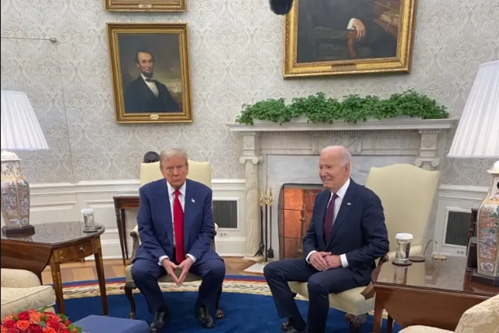 Imagen Biden recibe a Trump en la Casa Blanca