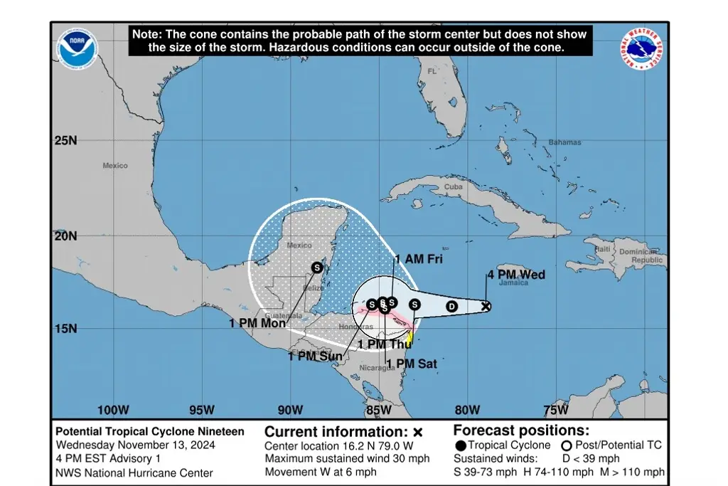 Imagen Disturbio en el Caribe podría evolucionar a depresión o tormenta; ¿Cuándo?