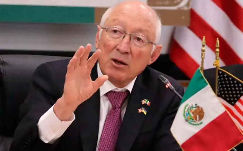 Imagen EU respalda dichos del embajador Ken Salazar sobre seguridad en México: 'fue muy claro'