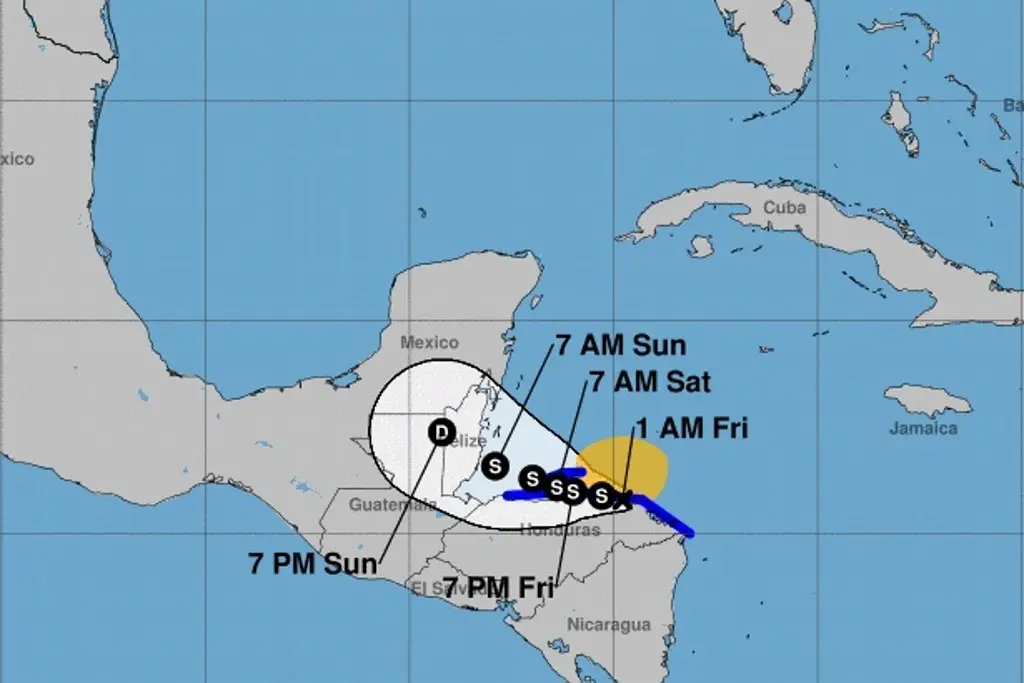 Imagen Tormenta tropical Sara impacta Honduras; amenaza con fuertes lluvias en el sur de México