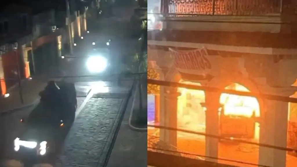 Imagen Incendian vehículos y atacan presidencia municipal en Zinapécuaro, Michoacán