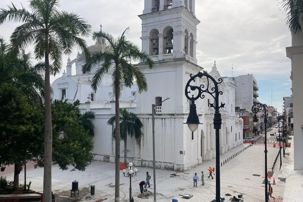 Imagen Fotos: Así avanza obra en Independencia en el Centro Histórico de Veracruz 