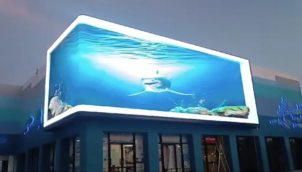 Imagen Así luce la mega pantalla 3D en el acuario de Veracruz (+Video)