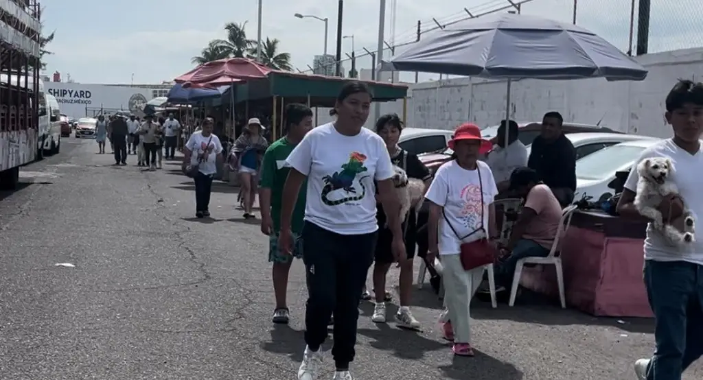 Imagen Turistas aprovechan el puente para visitar San Juan de Ulúa en Veracruz