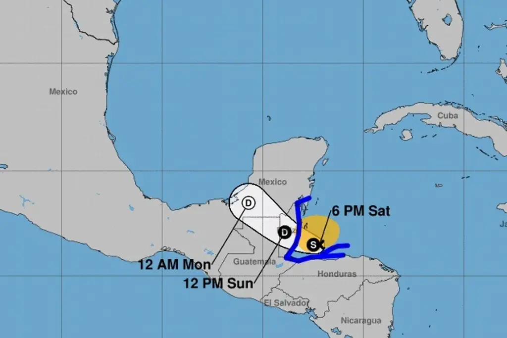 Imagen Sara se aleja de Honduras dejando 60 mil afectados; se dirige a la península de Yucatán