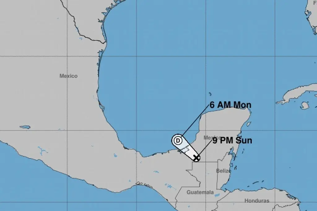 Imagen Sara mantiene avance por tierra como depresión en la frontera México - Guatemala