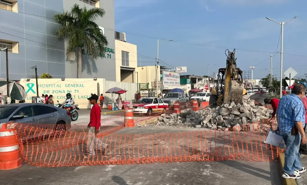 Imagen Caos vial frente al IMSS Veracruz, esta es la razón