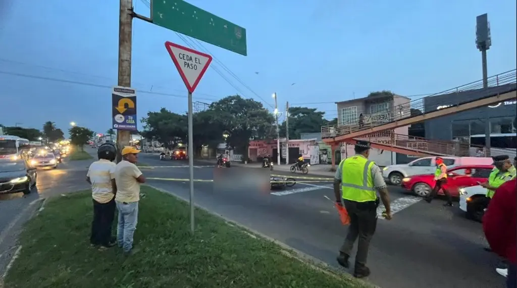 Imagen Muere motociclista atropellado en la Xalapa-Veracruz