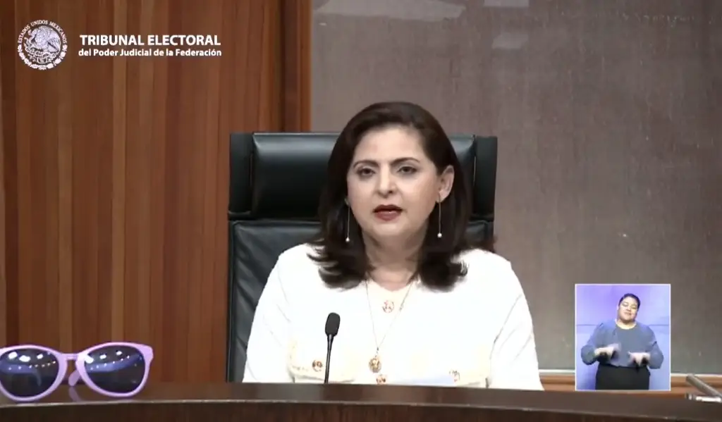 Imagen Ningún integrante de la Sala Superior del Tribunal Electoral se inscribió a elección judicial 2025: Mónica Soto