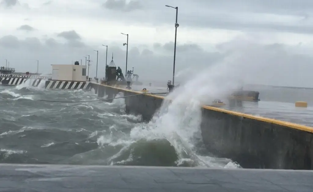 Imagen Estas son las rachas del evento del norte en Veracruz 