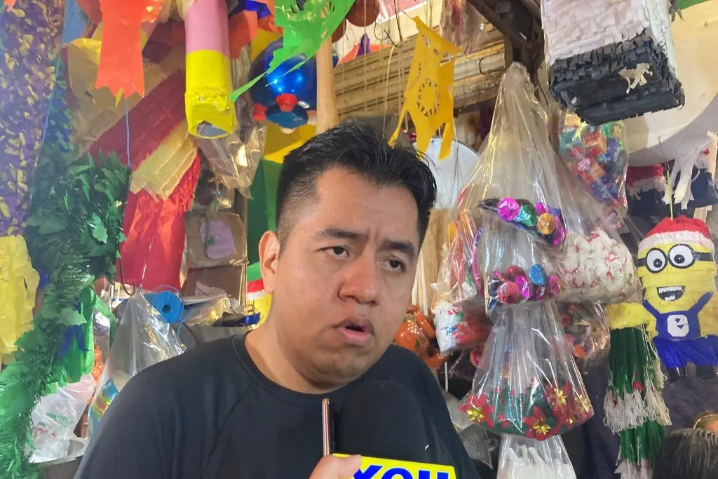 Imagen Vendedores de piñatas del mercado Hidalgo de Veracruz esperan que venta aumente