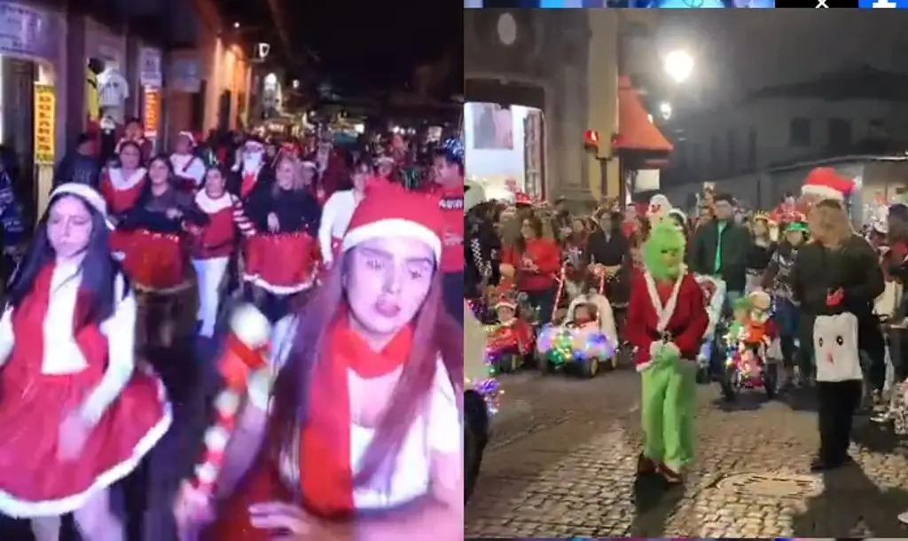 Imagen Realizan desfile navideño en Xalapa