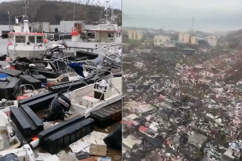 Imagen Captan daños por ciclón que dejó 