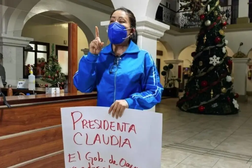 Imagen María Elena Ríos acusa a gobierno de Oaxaca de excarcelar a su agresor 