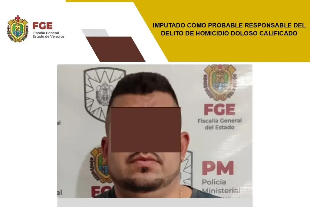 Imagen Lo imputan por presunto homicidio doloso calificado al sur de Veracruz 