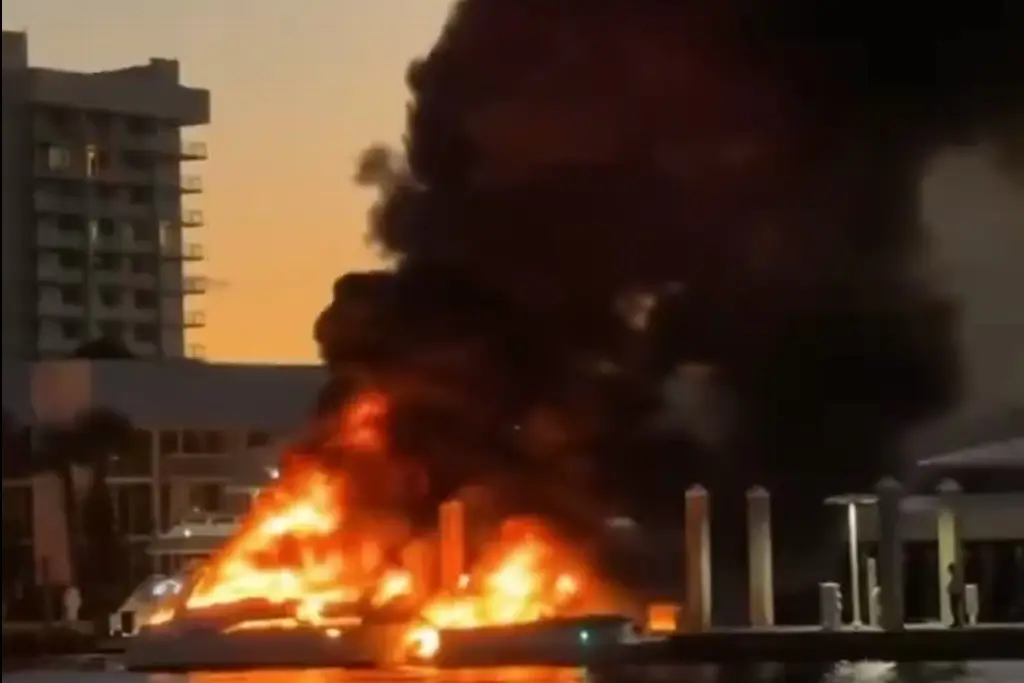 Imagen Al menos 1 muerto y 5 heridos por explosión de yate en Fort Lauderdale, Florida (+Video)