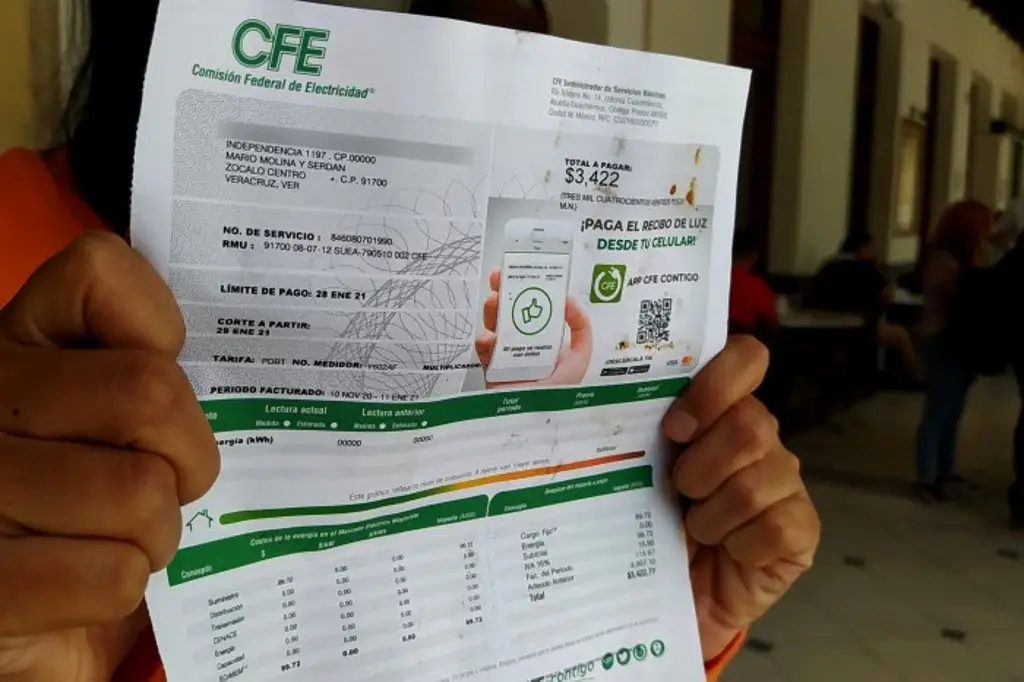 Imagen CFE cambiará a recibos de luz digitales a partir de enero 2025