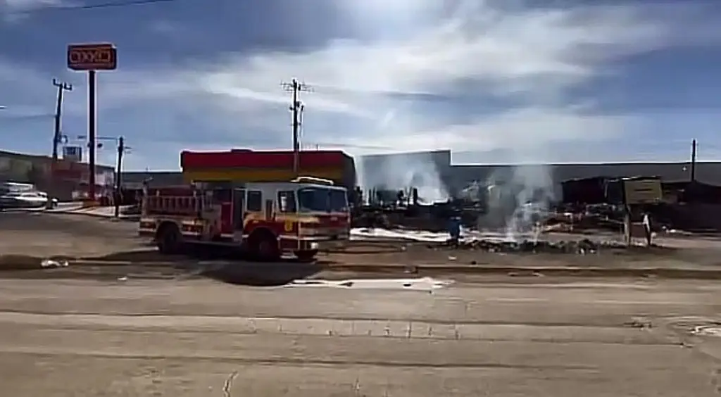 Imagen Reporta INM incendio en campamento migrante en Chihuahua