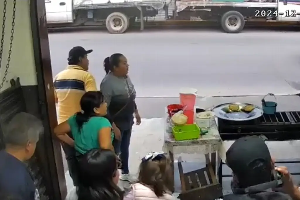 Imagen Difunden video donde le avientan cazo de aceite hirviendo a mujer 