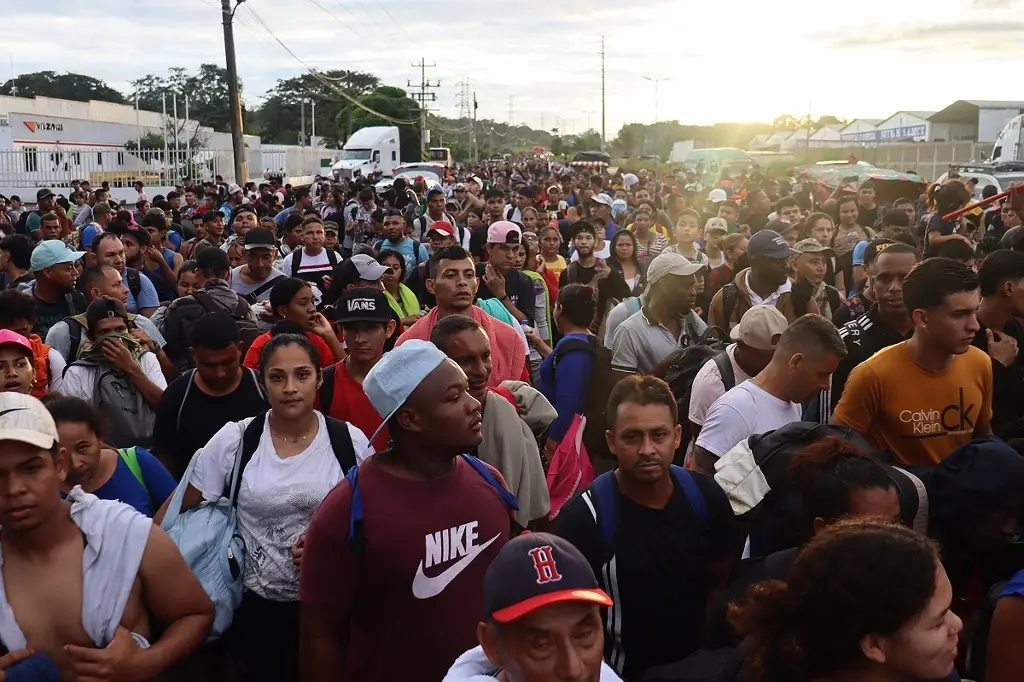 Imagen Indígenas marchan contra la violencia en la frontera sur de México