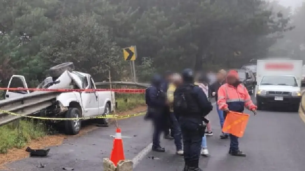 Imagen Por aparatoso accidente, hay cierre parcial de circulación en carretera de Veracruz