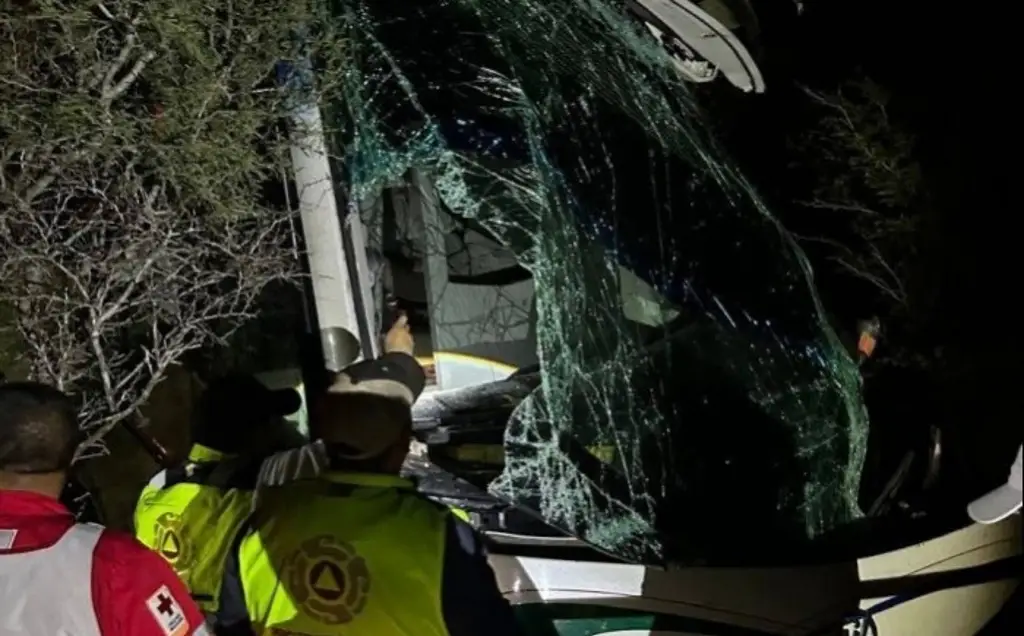 Imagen Deja dos muertos y 38 heridos accidente en Tamaulipas de autobús que salió de Veracruz