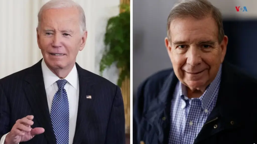 Imagen Biden recibe a Edmundo González en la Casa Blanca