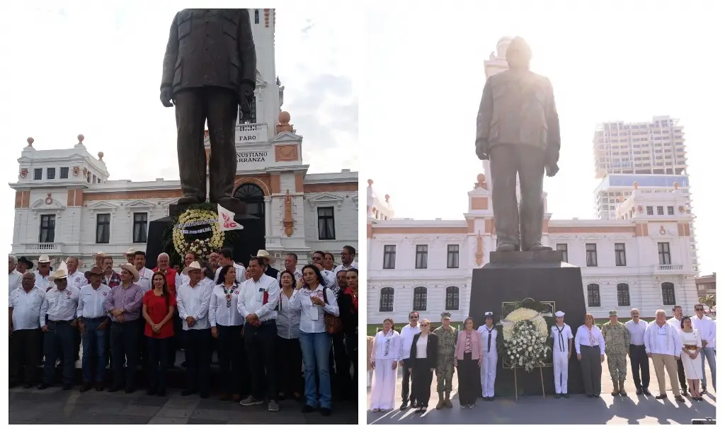 Imagen Morenistas y priistas hicieron dos eventos distintos para conmemorar aniversario de Ley Agraria en Veracruz