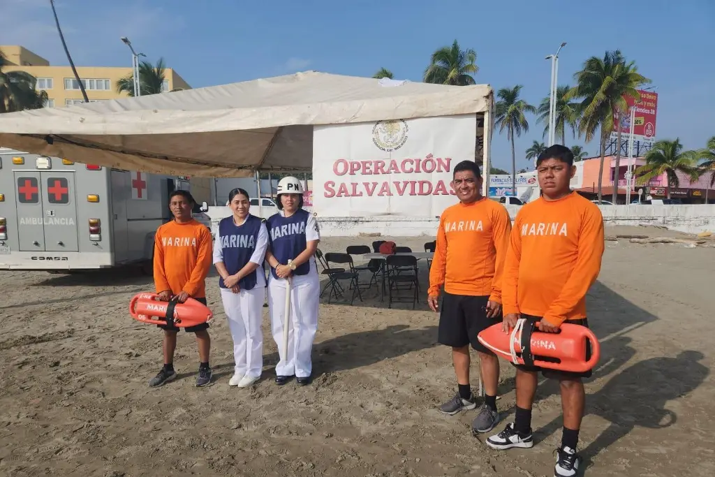 Imagen Reporta Marina 3 rescates  y 42 atenciones médicas durante 'Operación Salvavidas' en Veracruz