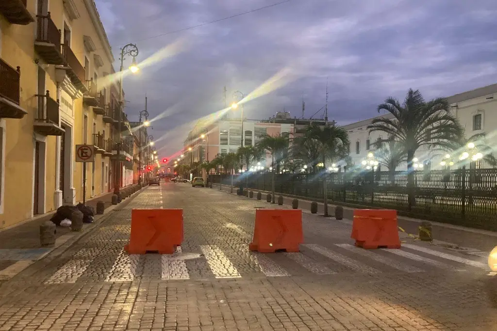 Imagen Habrá cierres viales en el centro del puerto de Veracruz 