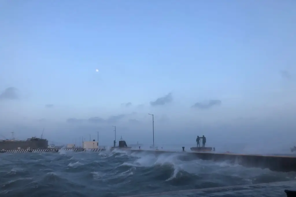 Imagen Actualización | A esta hora del lunes ingresaría viento del norte a Veracruz