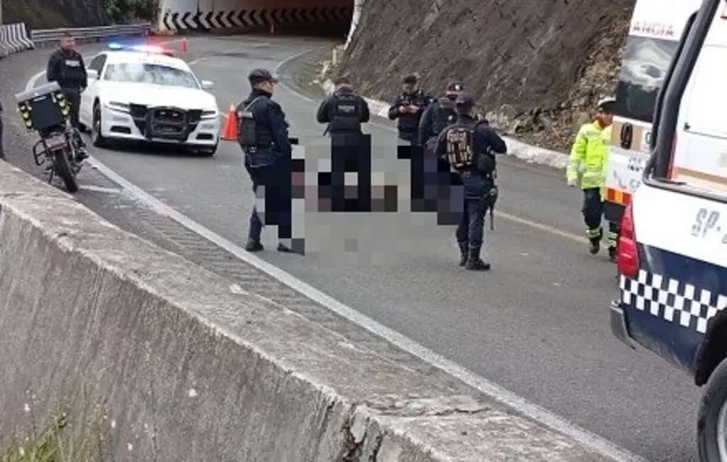 Imagen Arrollan a motociclista en autopista de Veracruz; lo reportan grave 