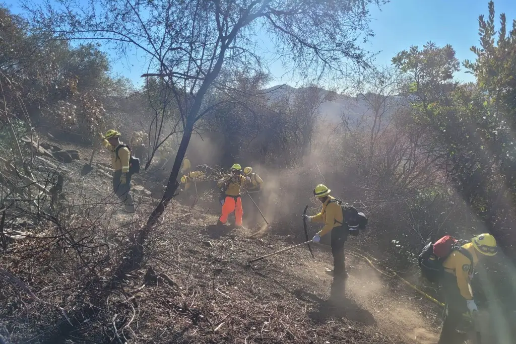 Imagen Delegación mexicana ya combate incendios en Los Ángeles, California: Protección Civil