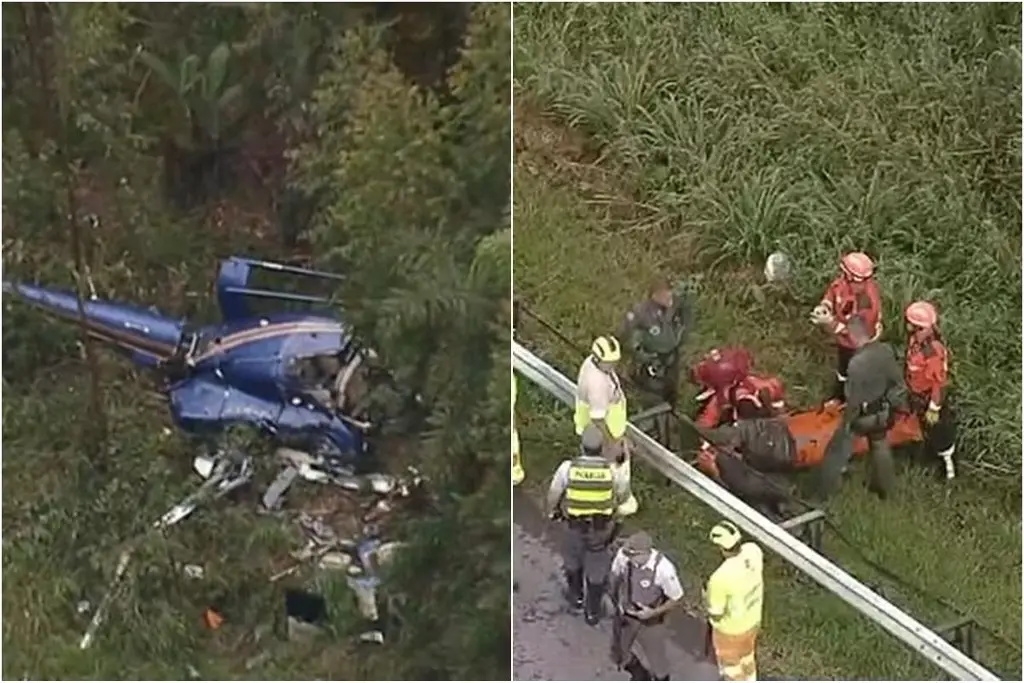 Imagen Piloto y niña sobreviven en accidente de helicóptero; hay dos fallecidos (+Video)