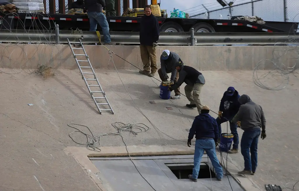 Imagen Autoridades estiman que tenía dos años operando túnel clandestino en frontera México-EU 