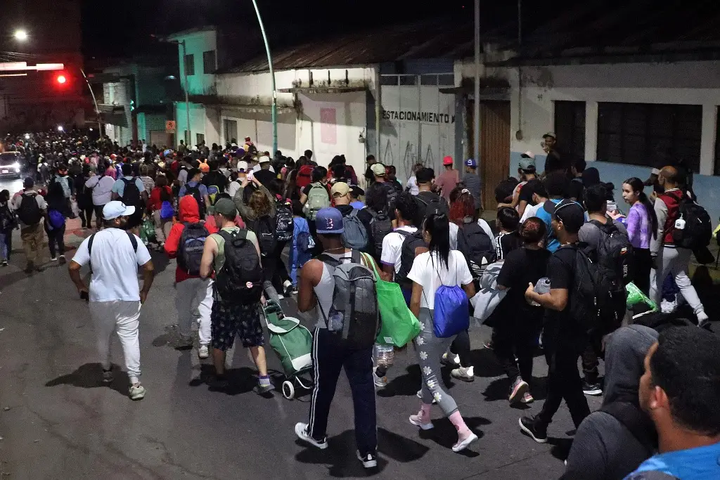 Imagen Parte la primera caravana desde el sur de México en segunda presidencia de Trump