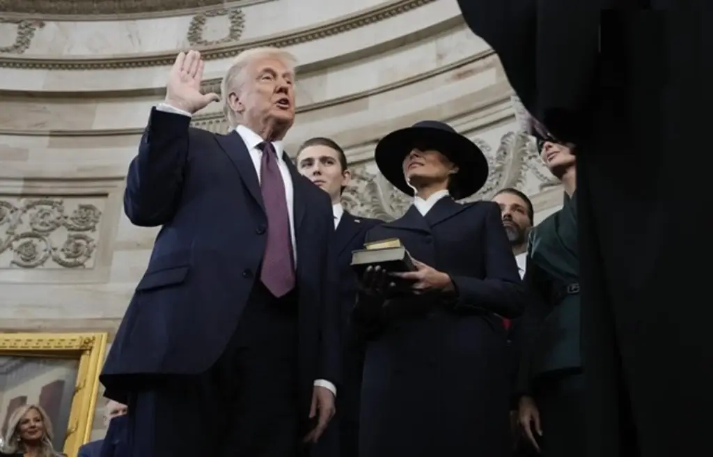 Imagen Trump jura y se convierte en el 47 presidente de Estados Unidos