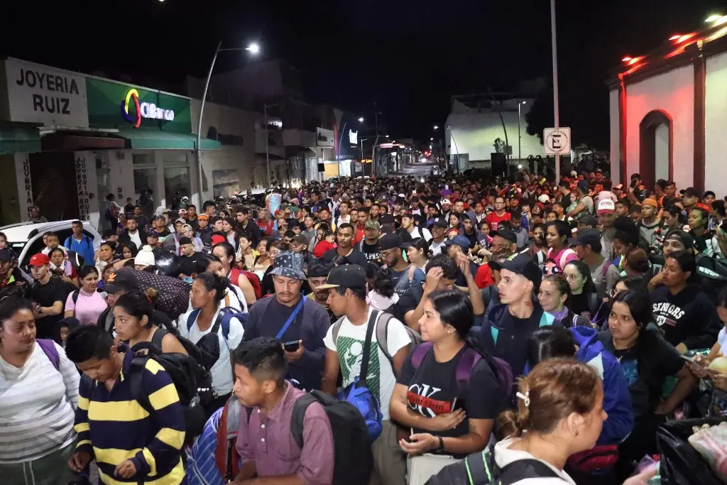 Imagen Nueva caravana de migrantes sale del sur de México pese a restricciones de Trump