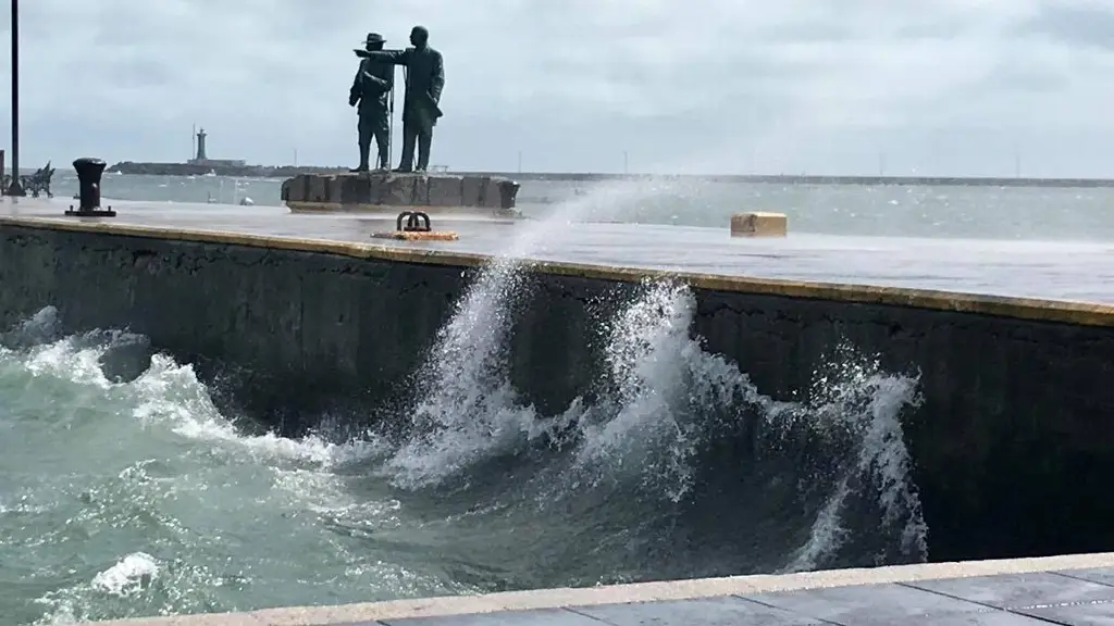 Imagen Racha máxima por norte casi de 80 km/h en el Puerto de Veracruz