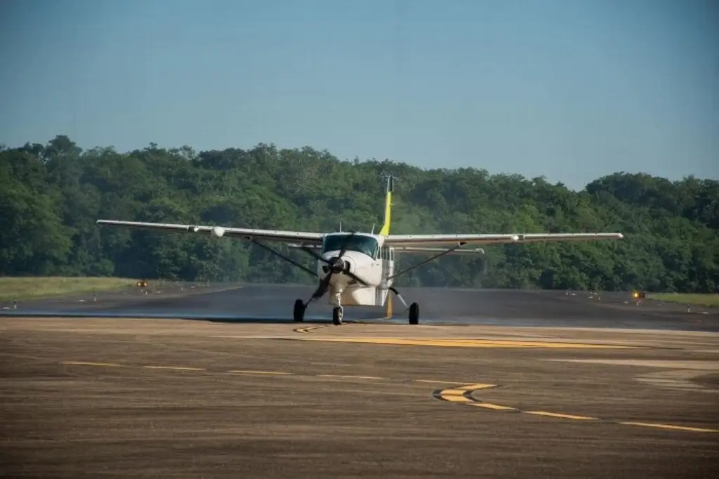 Imagen Buscarán ampliar pista de aterrizaje del aeropuerto El Tajín, al norte de Veracruz