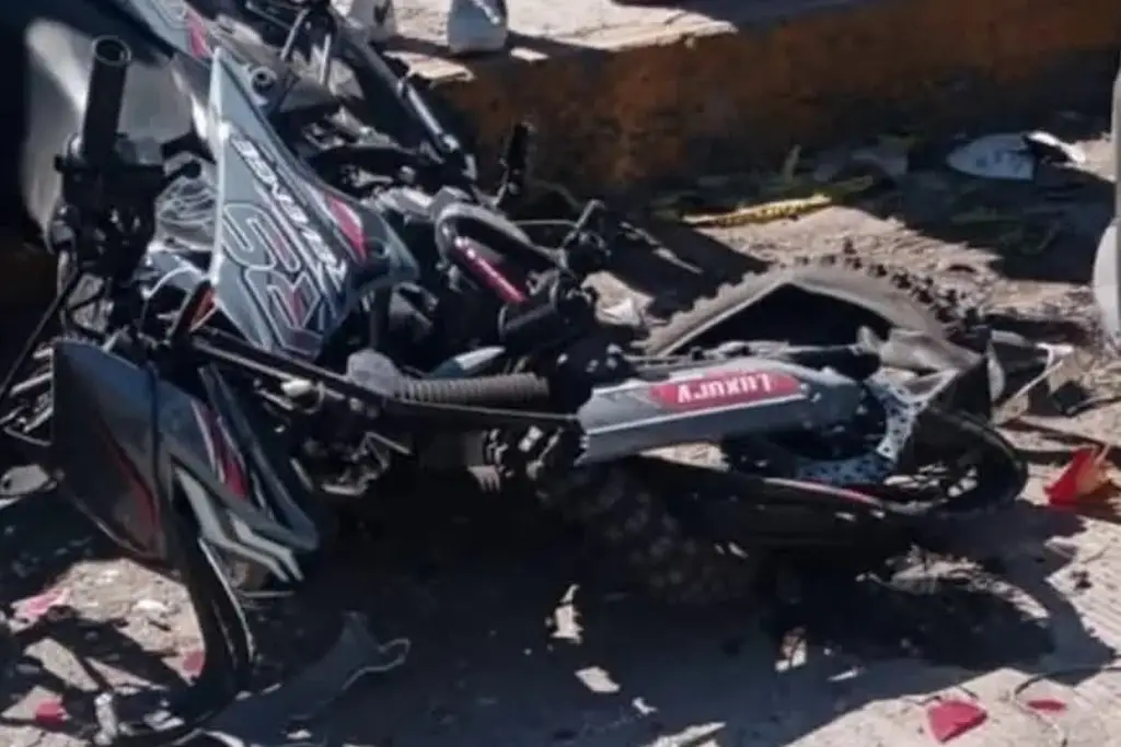 Imagen Sujeto en moto se accidenta al presuntamente intentar asaltar a automovilista